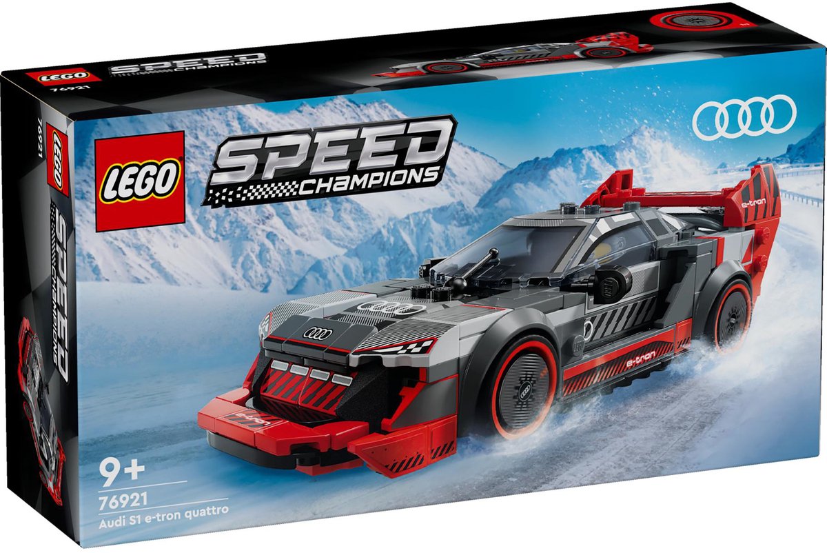 LEGO Speed Champions 76921 Audi S1 E-Tron Quattro Racing Car