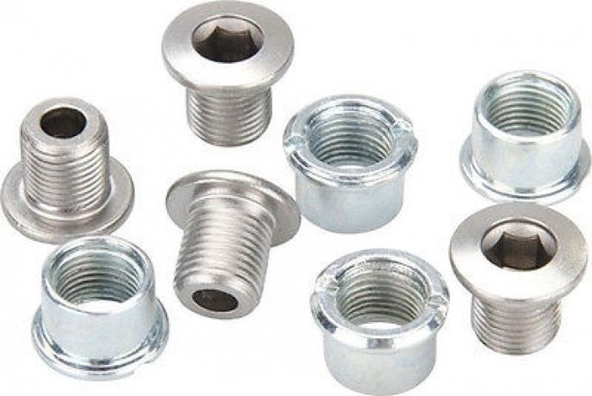 Jeu de boulons de plateau extérieur Shimano m8x8,5 fc-m430 390 divers (4 pièces)