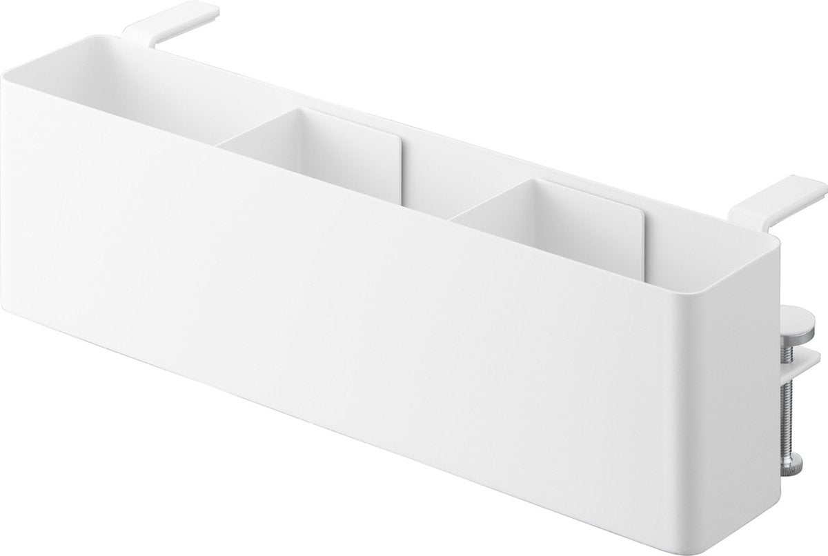 Panier de table Yamazaki avec pince - étroit - tour - blanc
