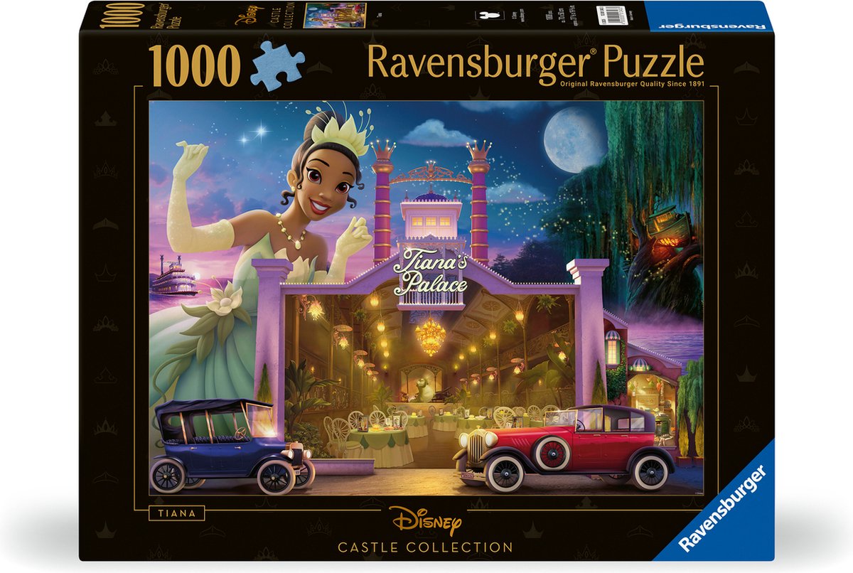 Ravensburger puzzle Châteaux Disney Tiana, 1000 pcs.