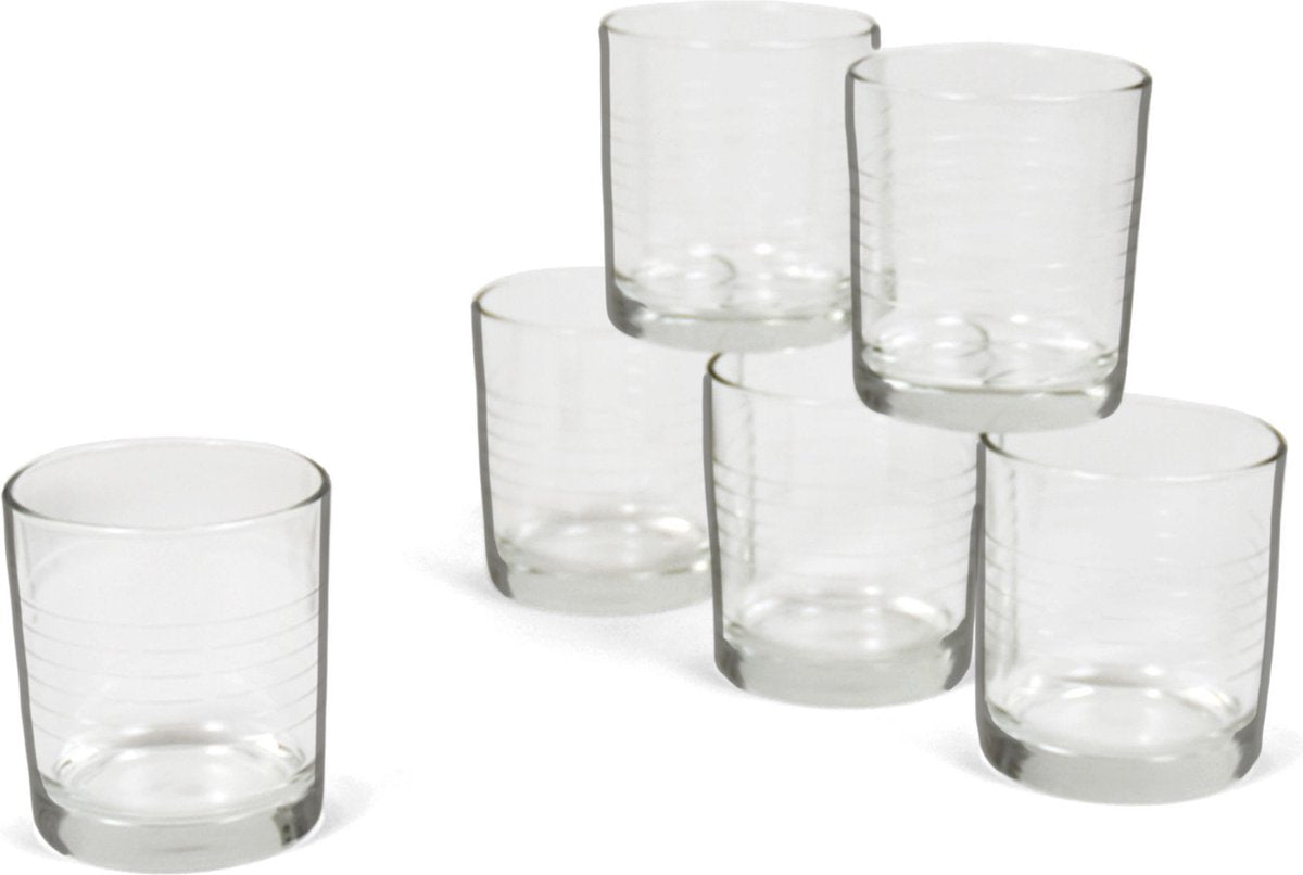Verres à boire Bormioli Rocco Bormioli - 6 pièces - transparent - verre - 240 ml - verres - verre à boire verre à eau verre à gobelet