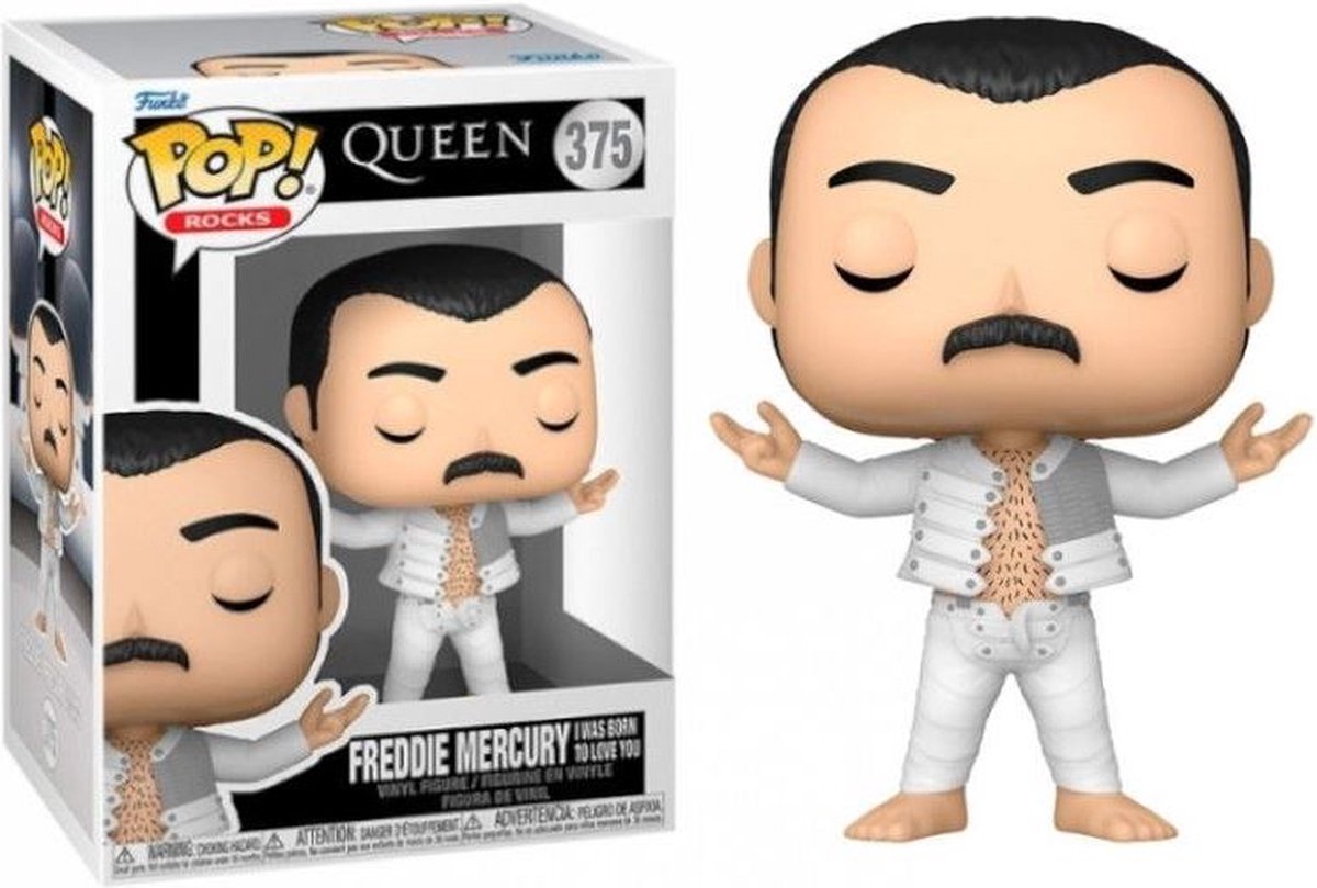 Funko pop rocks : reine - Freddie Mercury (je suis né pour t'aimer) - pop #375