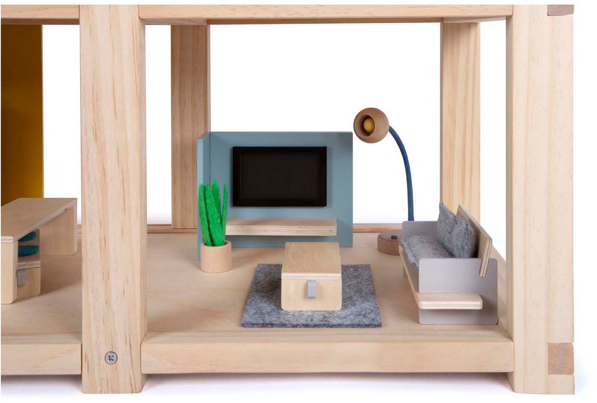 Small foot - maison de poupée en bois avec meubles