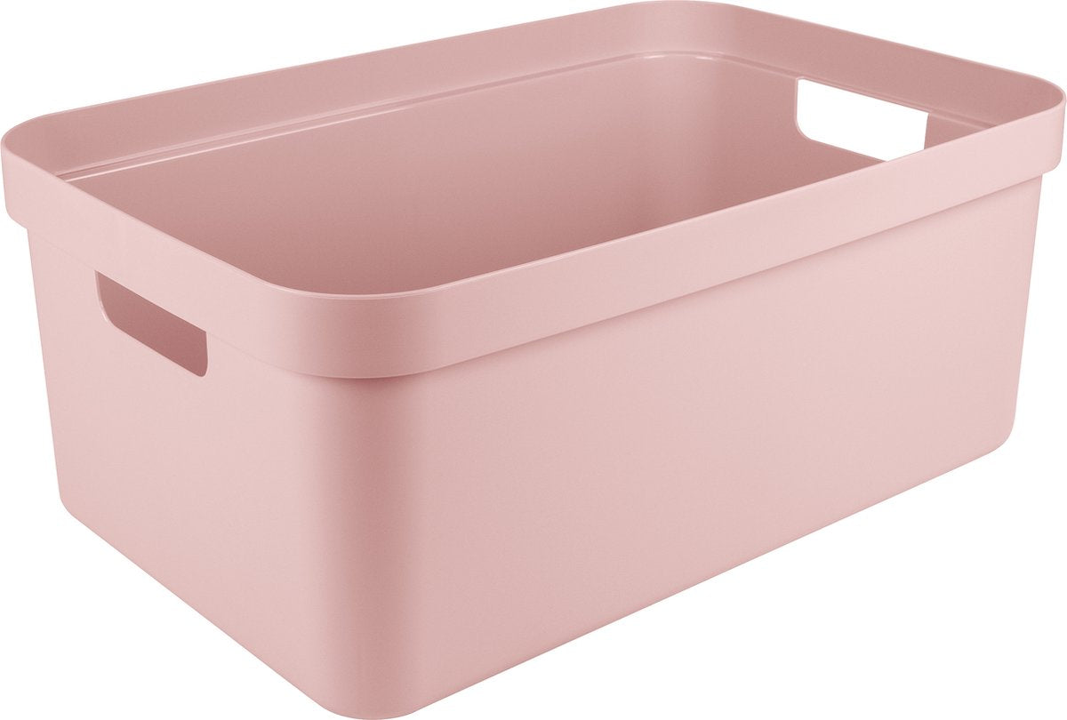 Sunware sigma home boîte de rangement 45l rose