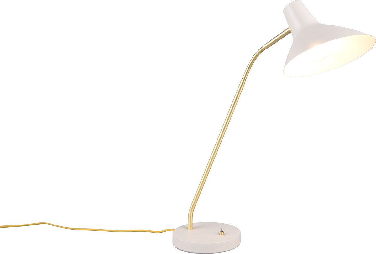 Trio traveller - lampe de table - lampe de bureau - gris chaud - excl. 1x e27 4 w - flexible
