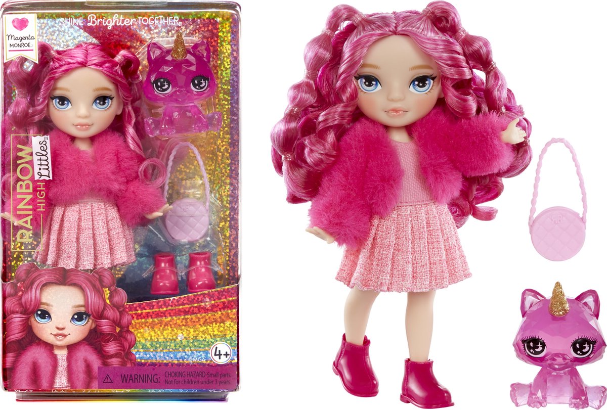 Mini poupée Rainbow High Littles - magenta (rose)