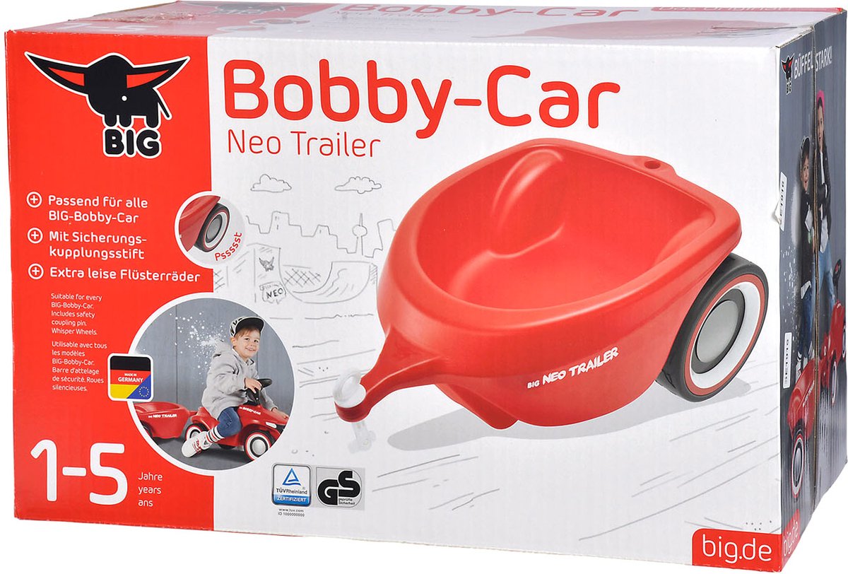 Big Bobby Car Neo Trailer - Red