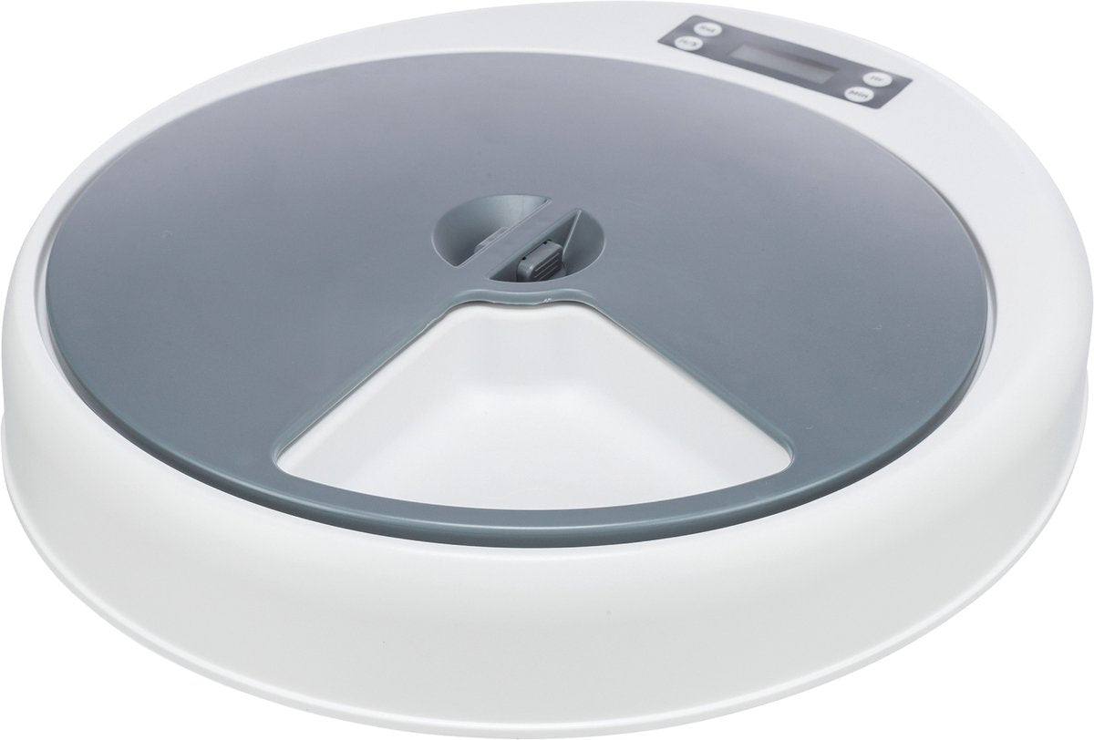 Trixie tx4+1 - distributeur automatique de nourriture - 5 repas de 240 ml - nourriture sèche - nourriture humide