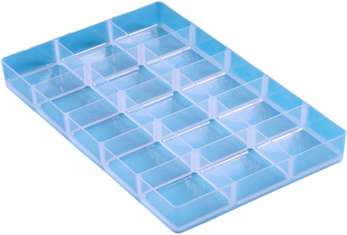 Plateau vraiment utile pour 4 et 9 litres 342x215x35mm transp blanc