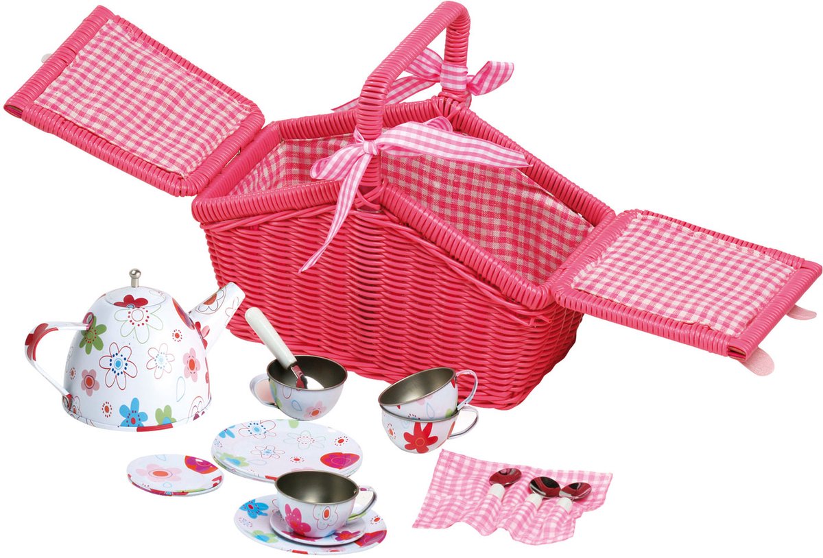 Small foot - panier pique-nique avec vaisselle