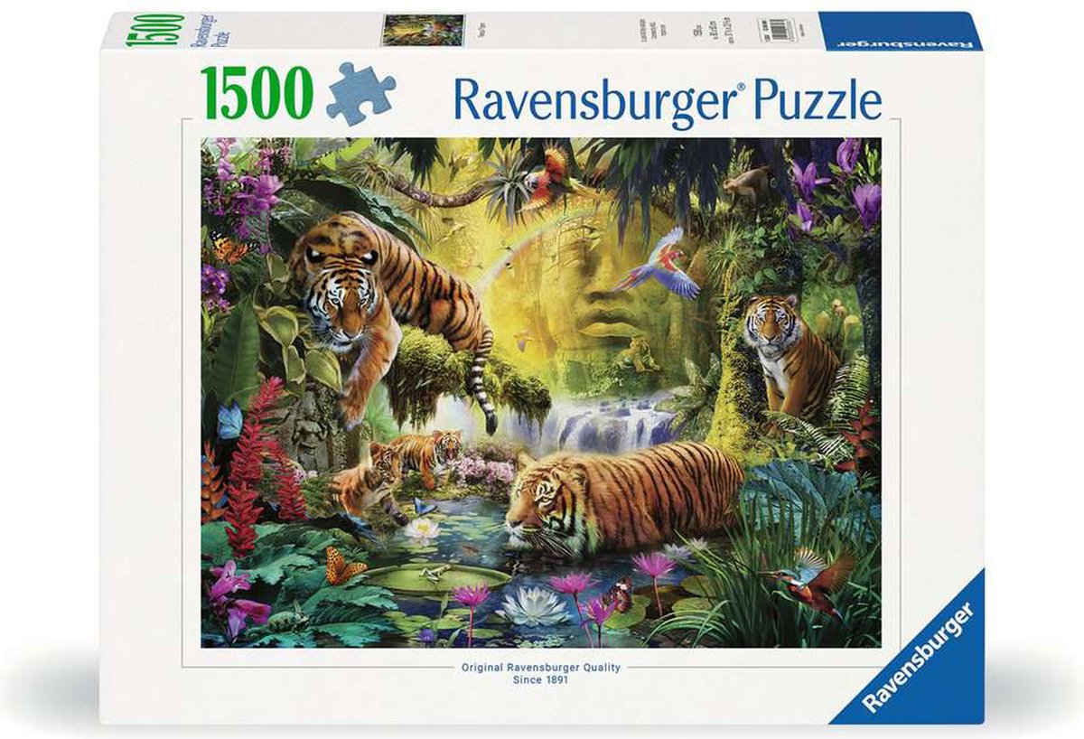 Puzzle Ravensburger Idylle au trou d'eau - Puzzle de 1500 pièces.