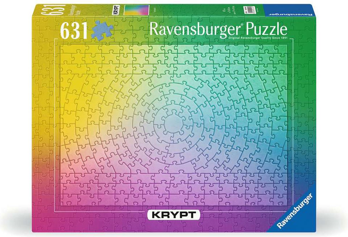 Ravensburger puzzle kryp dégradé 631 pièces puzzle adultes.