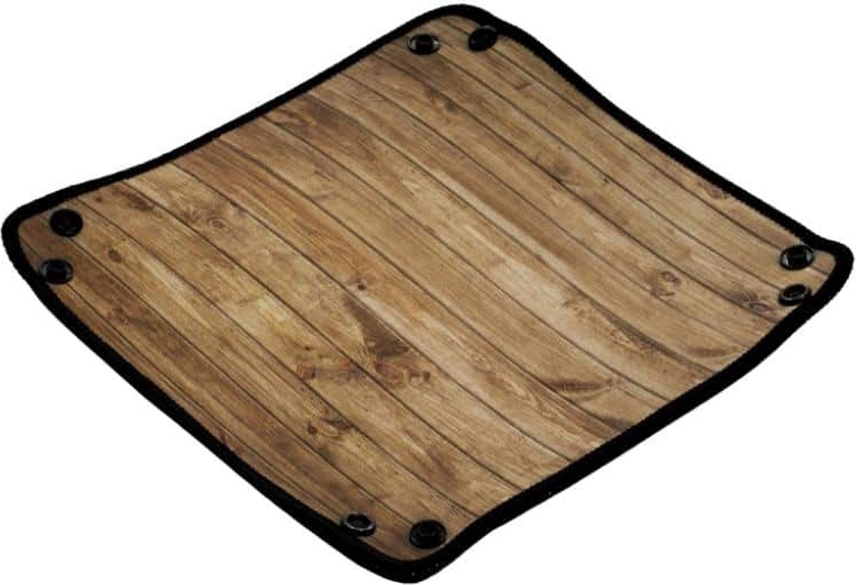 Plateau de dés de jeux Geronimo : texture bois - - hors ligne - accessoires
