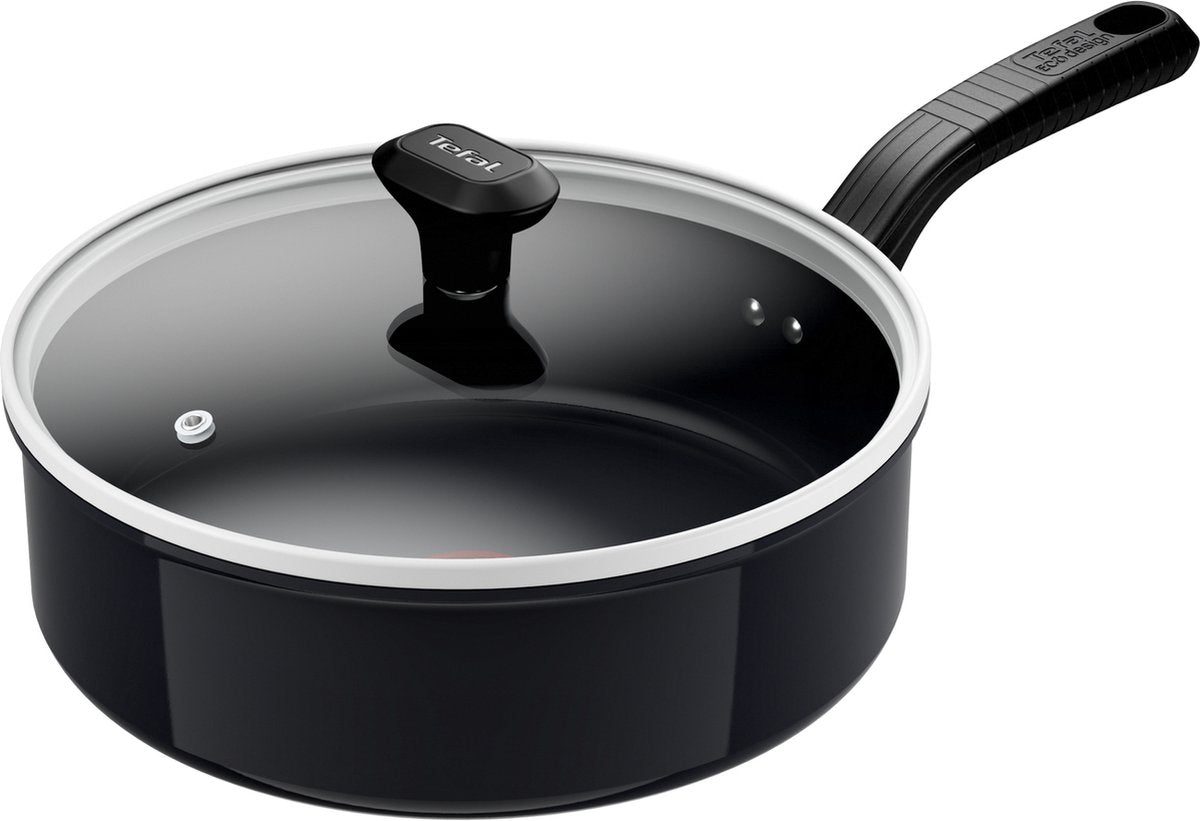 Tefal Cook Change - poêle à frire - ø24 cm - sans PFA - céramique - avec couvercle - convient pour induction