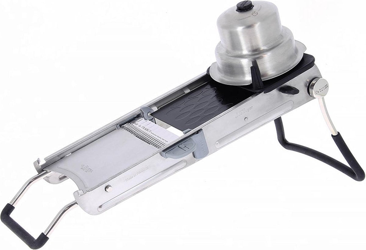 Mandoline Debuyer de Buyer Revolution Master - Mandoline professionnelle - Lames julienne incluses - Acier inoxydable - Fabriquée en France