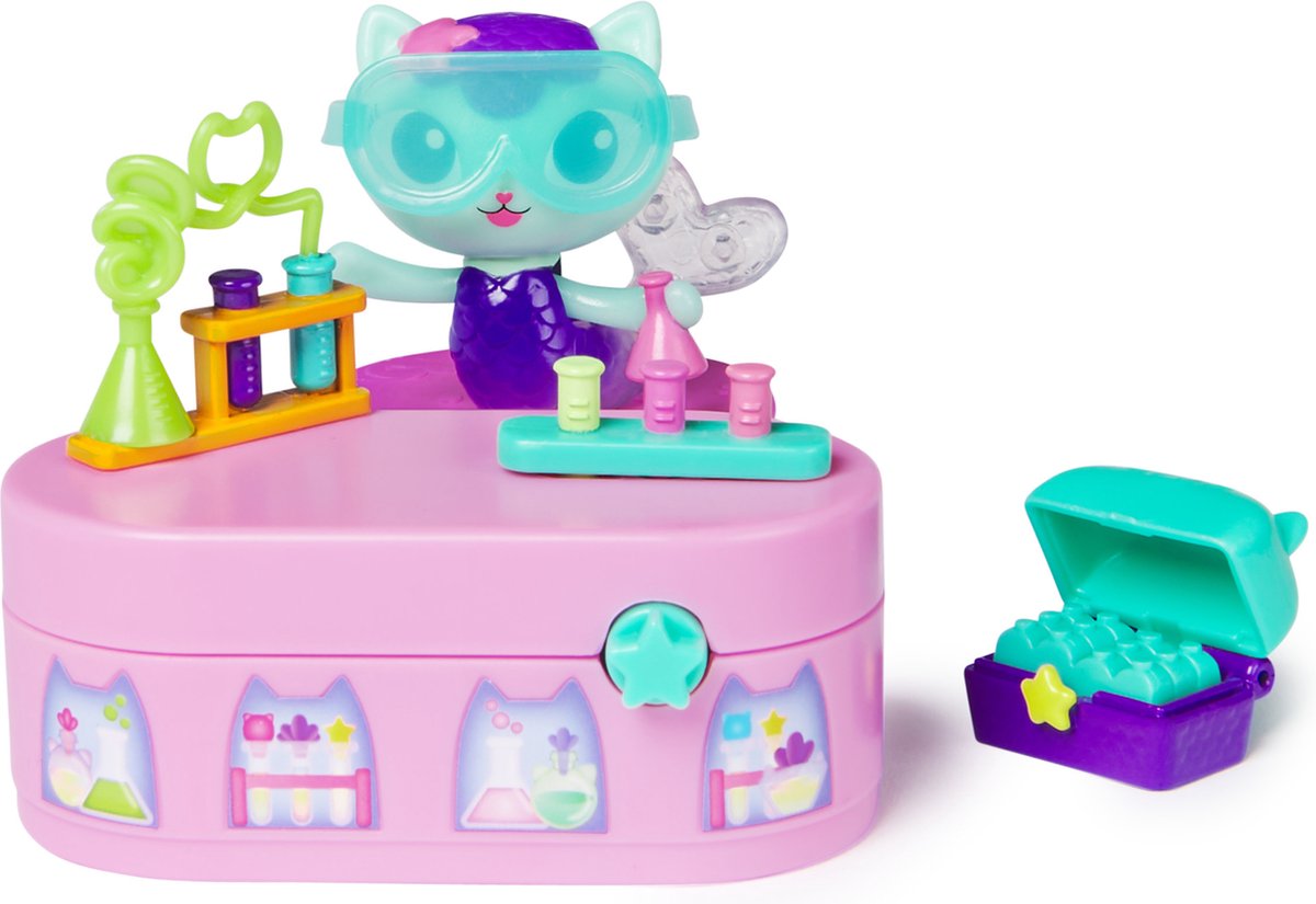 Maison de poupée Spinmaster Gabby - Chat sirène Bobble Kitty