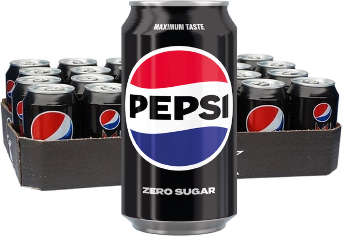 Canette Pepsi Cola zéro sucre (24x 33cl)