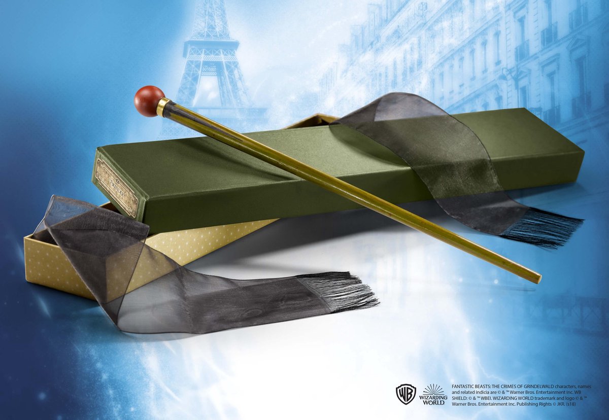 Noble collection Harry Potter : Les Animaux Fantastiques 2 - Baguette de Skender