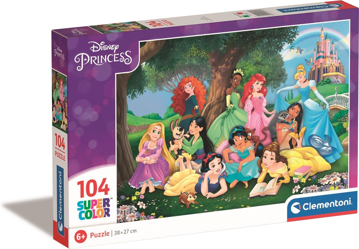 Puzzle Clementoni - Princesse Disney, 104 mcx.