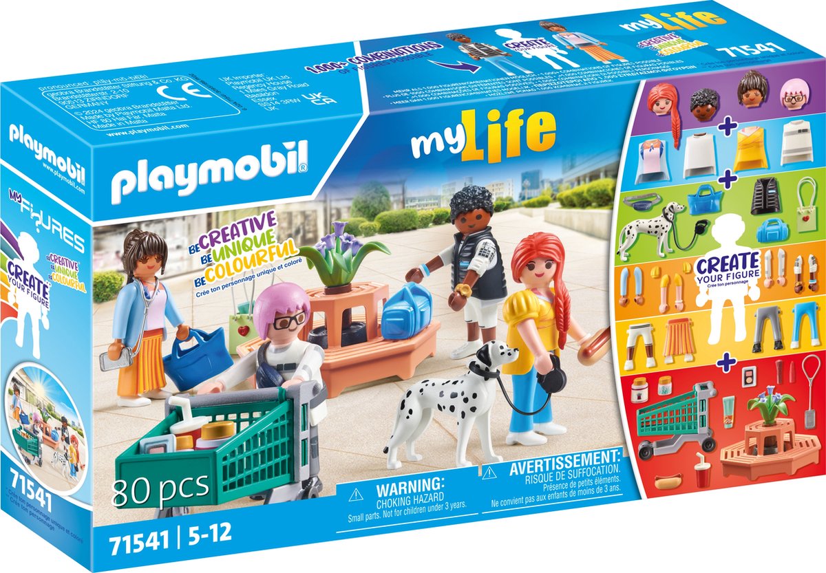 Playmobil ma vie mes figurines shopping - 71541