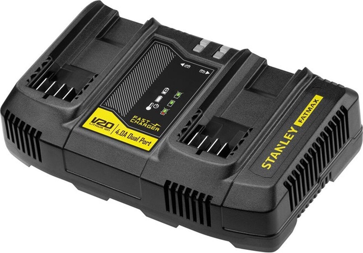 Chargeur double port Stanley fatmax sfmcb24 v20 4a - sfmcb24-qw