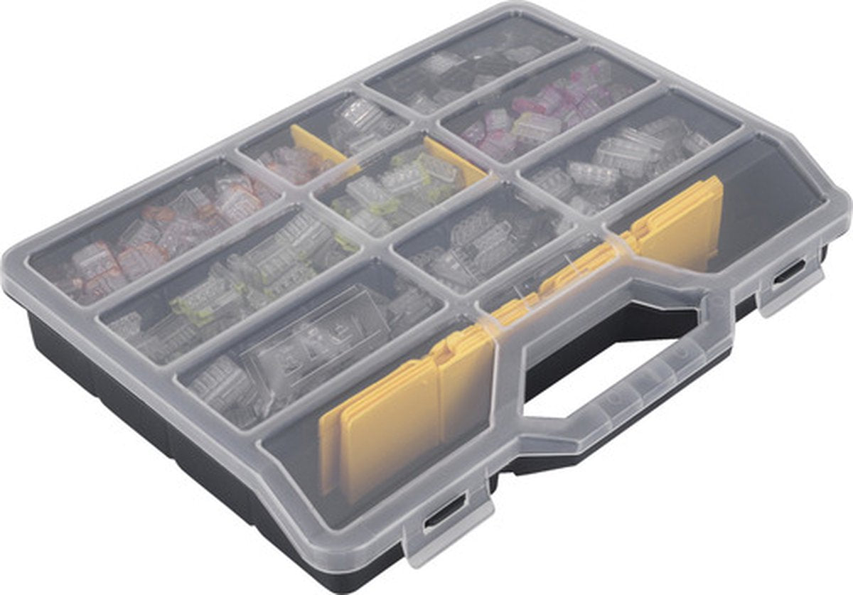 Boîte d'assortiment de pinces de soudage Q-link, 450 pièces