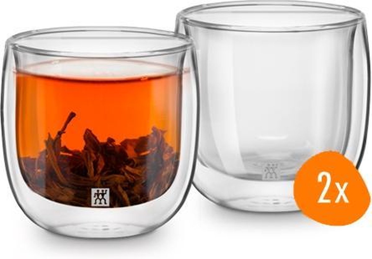 Verre à thé à double paroi Zwilling Sorrento - 240 ml - 2 pièces