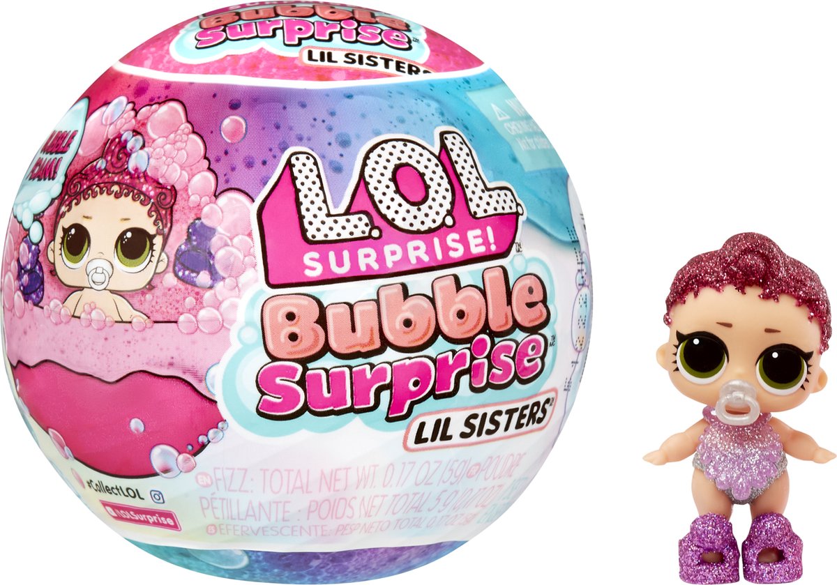 Mdr. surprendre! bulle surprise - petites soeurs - 5 cm - mini poupée