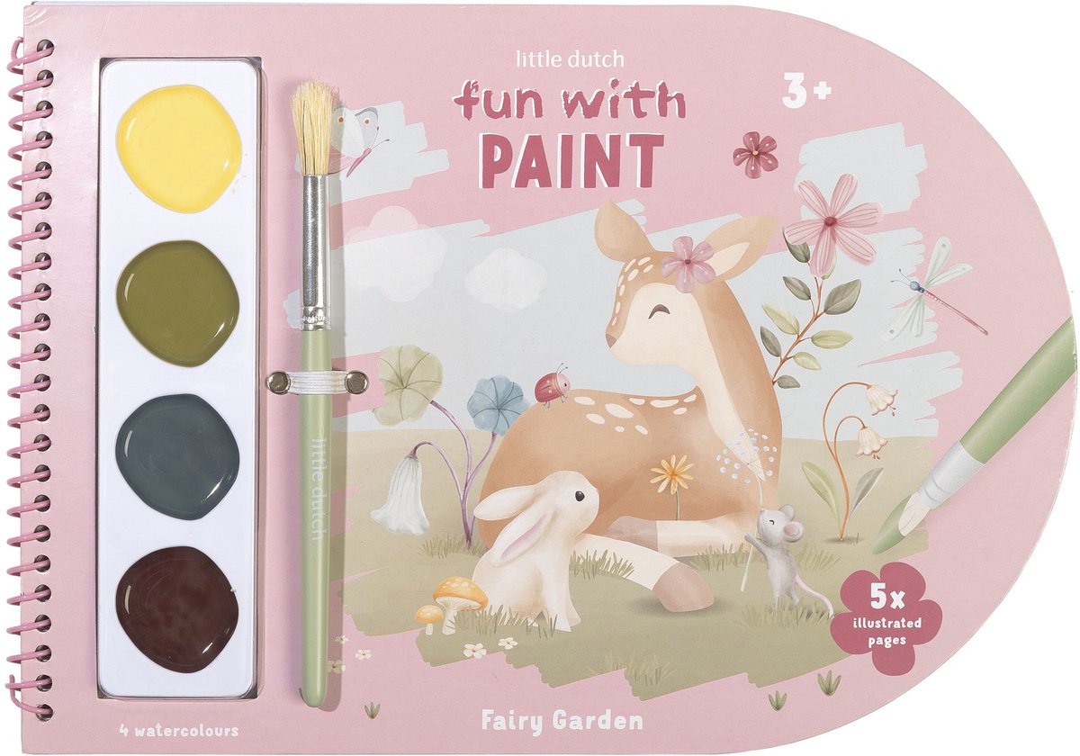 Petit livre de peinture hollandais jardin féerique