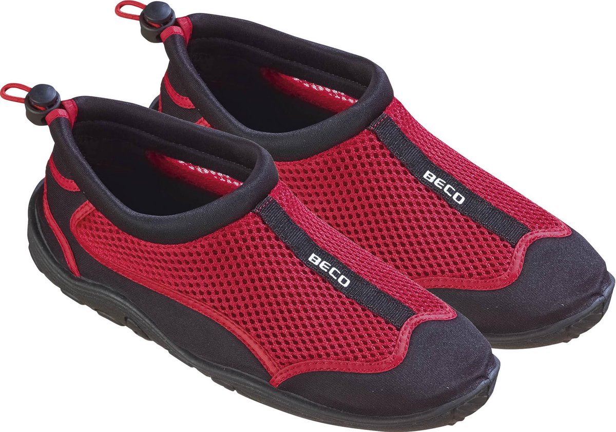 Chaussure aquatique Beco - rouge - néoprène - mesh - antidérapante - homme - taille 37