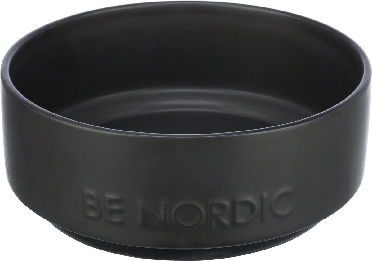 Trixie be Nordic gamelle pour chien céramique caoutchouc noir