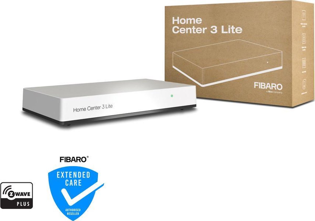Fibaro home center 3 lite - hub pour maison intelligente - z-wave plus