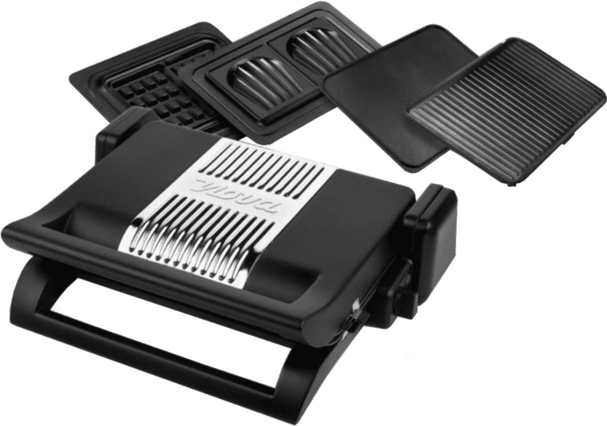 Nova multi grill 4-in-1 02.110502.01.002 – contactgrill – wafelijzer – 1500 watt – vaatwasser bestendig – rvs
