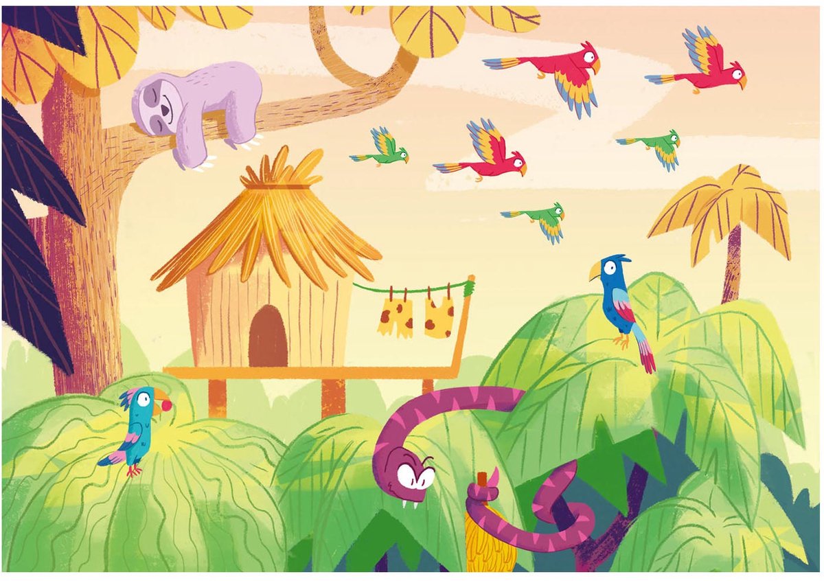 Ravensburger puzzle jeu de puzzle explorez la jungle - puzzle - 2x24 pièces