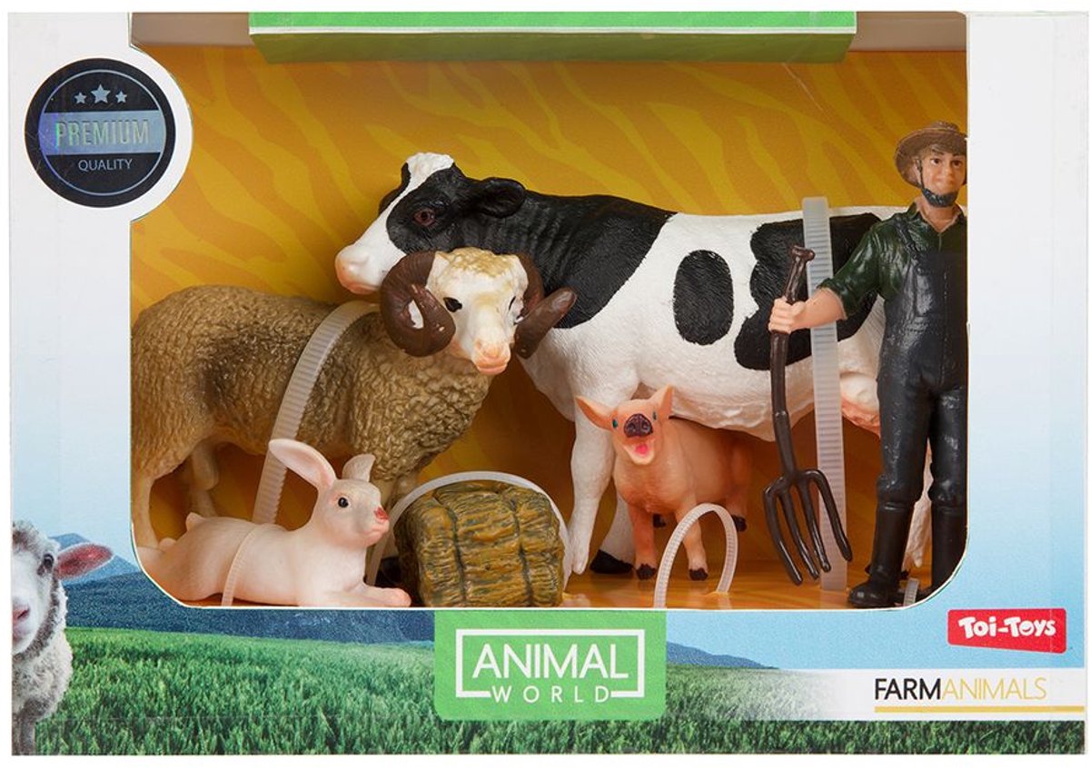 Toi-toys toi jouets ensemble de jeu de ferme m