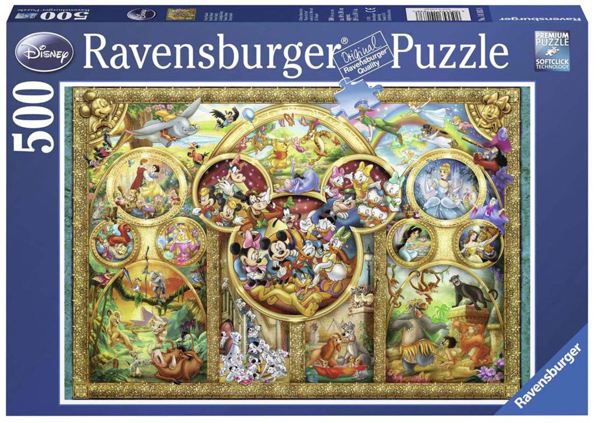 Ravensburger puzzle famille Disney, 500 pcs.