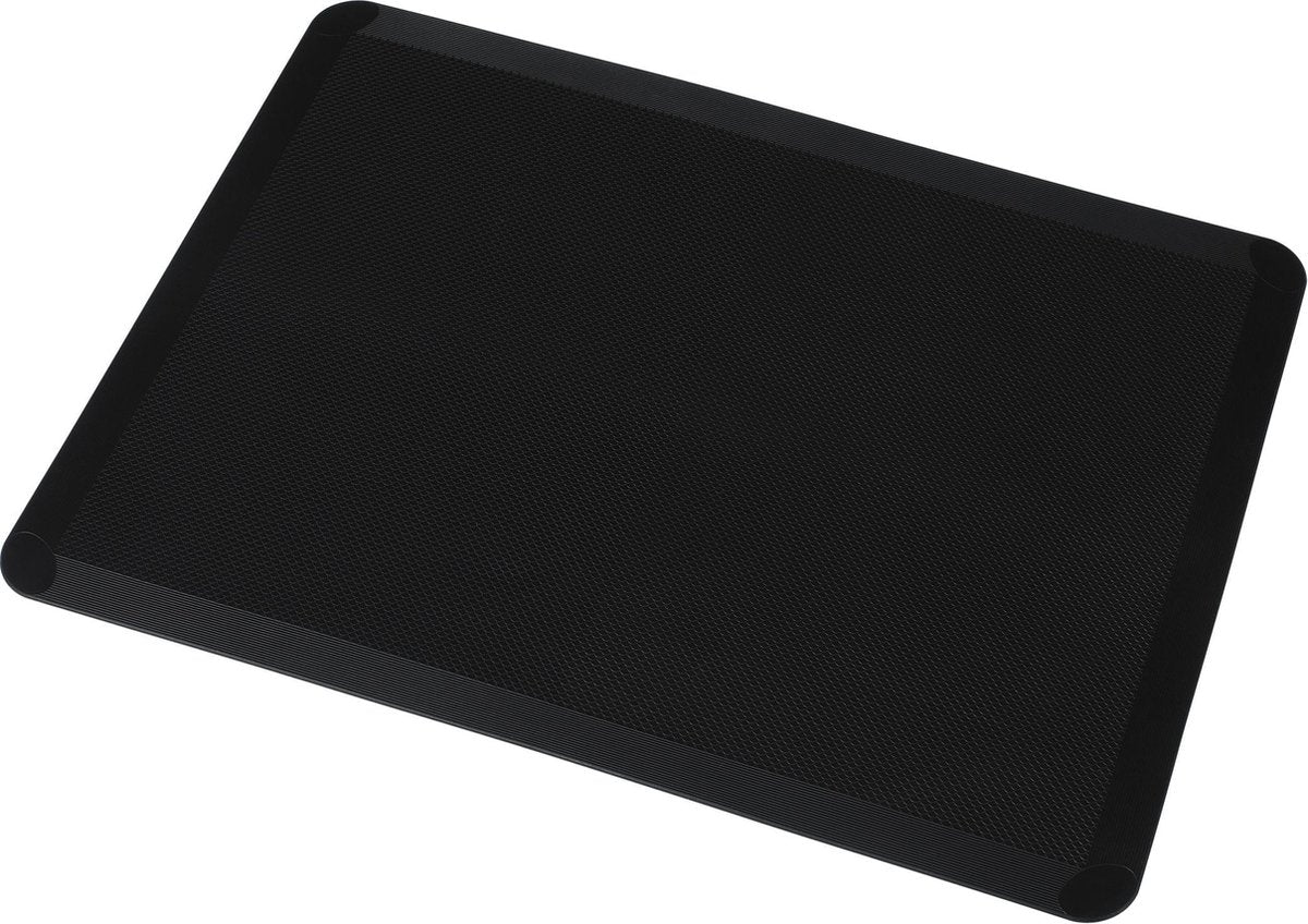 Lurch - tapis de cuisson flexiforme - avec indication de taille - résistant à la chaleur jusqu'à 240° - antiadhésif - noir - silicone - 30x40 cm