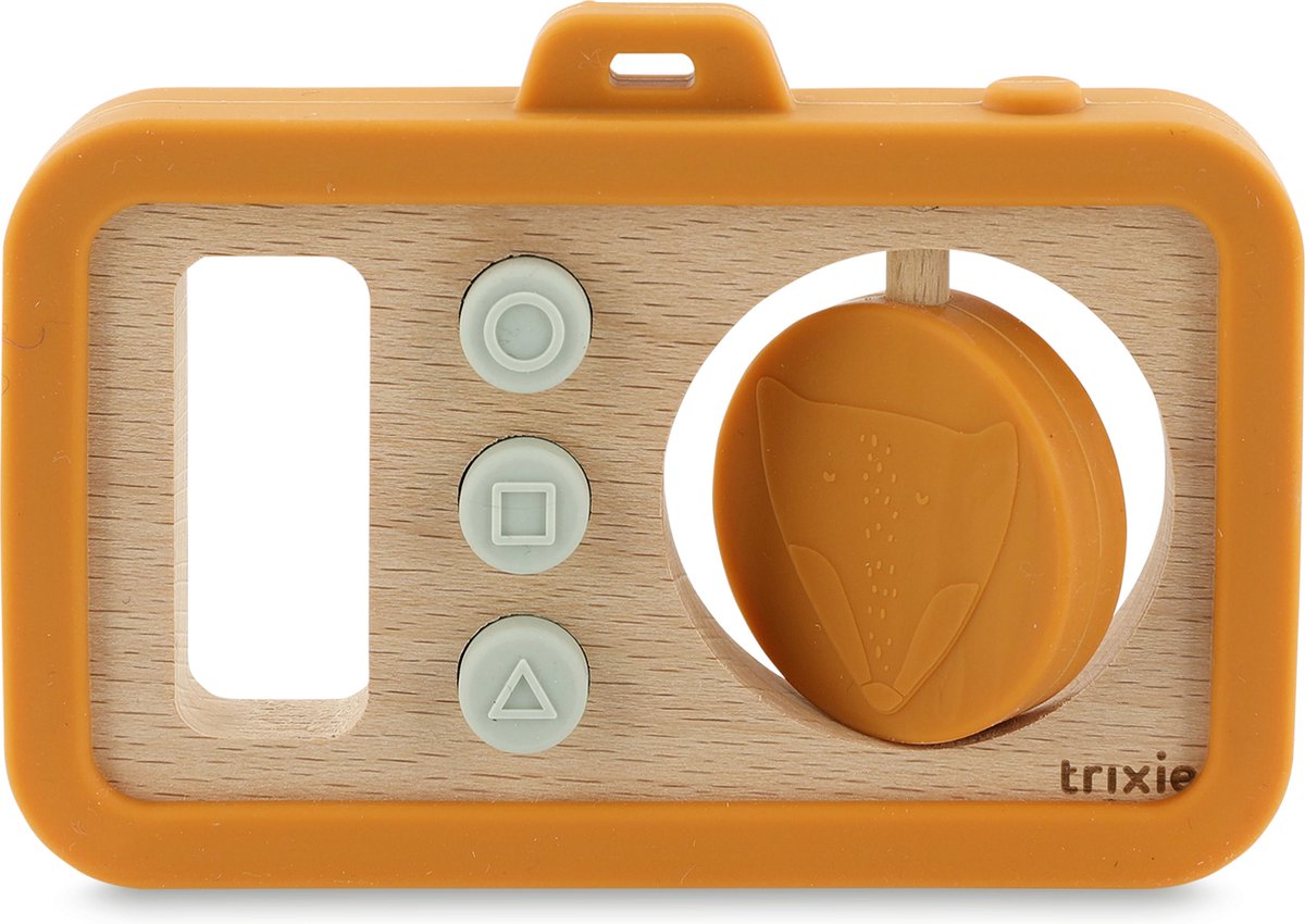 Caméra bébé en bois et silicone Trixie - mr. renard