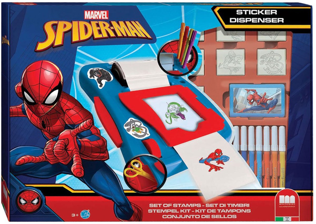 Ensemble de machines d'autocollant Spiderman Multirint