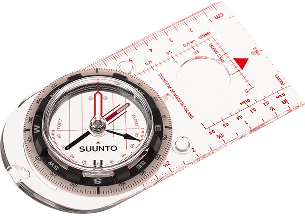 Boussole à plaque Suunto m-3 globale - transparente