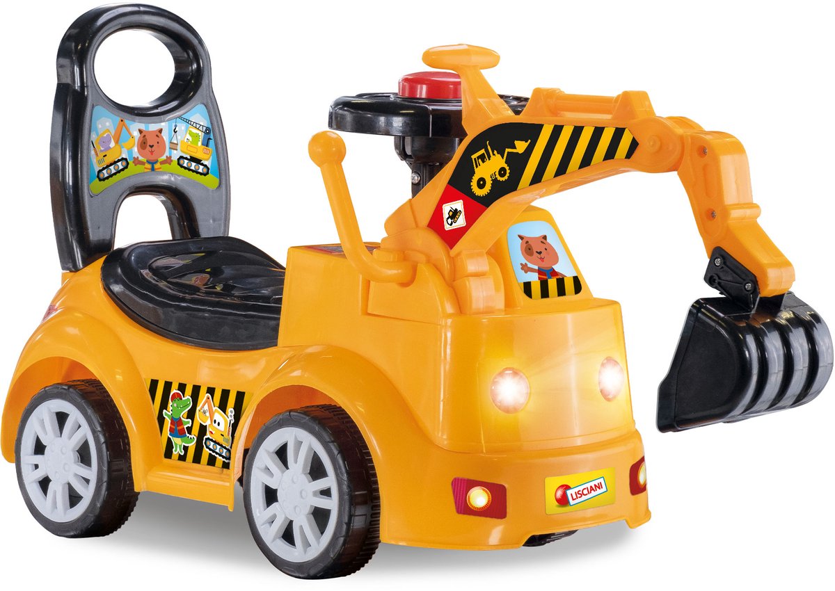Lisciani carotina baby ride sur bulldozer
