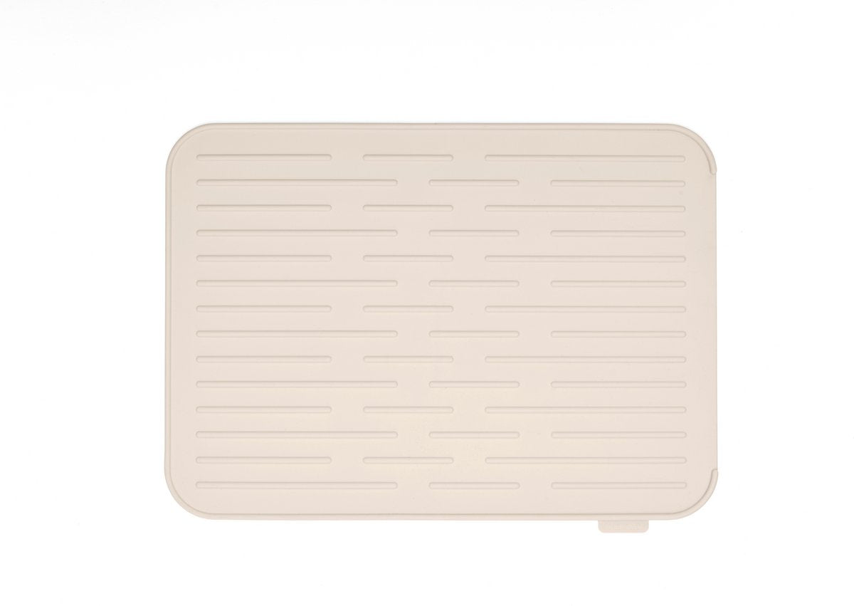 Tapis de drainage pour évier Brabantia - silicone - 44 x 32 cm - beige doux