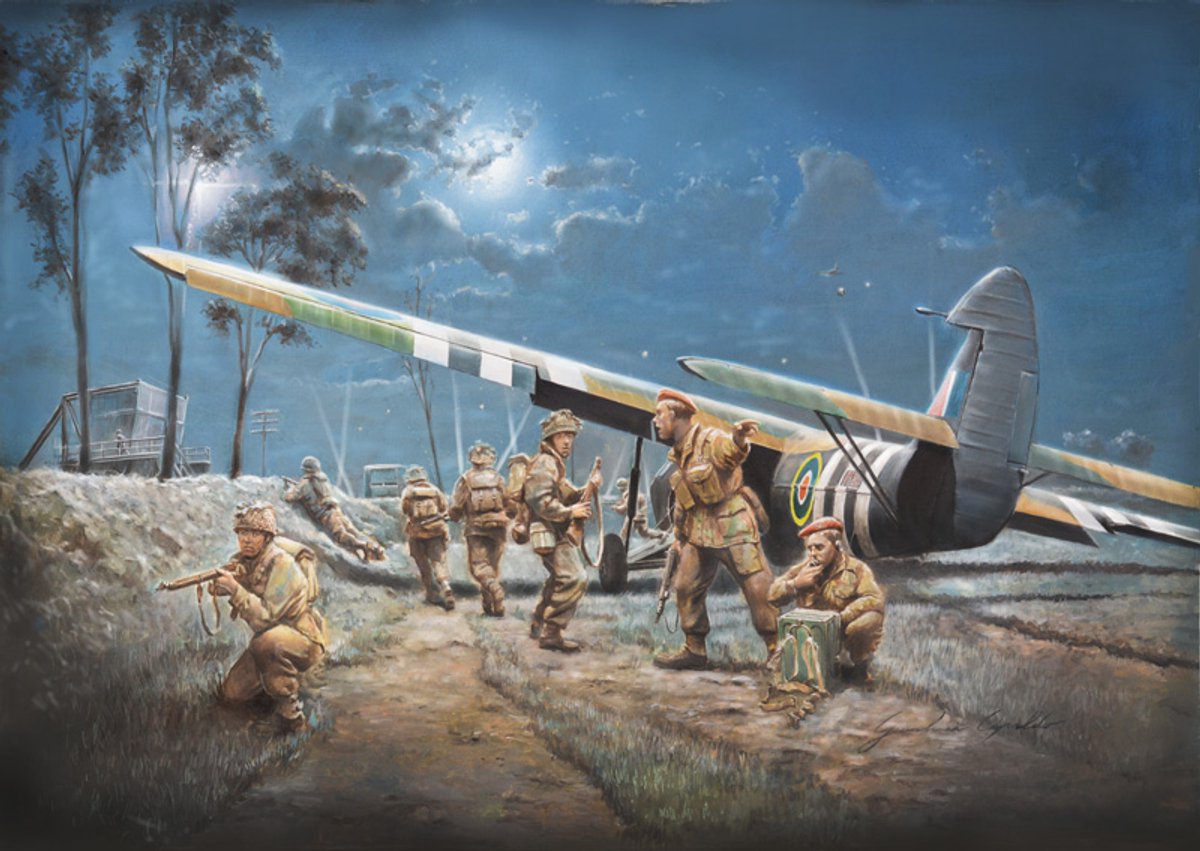 Italeri maquette véhicule militaire - 1356 as.51 horsa mk.i avec parachutistes britanniques - 75e anniversaire du jour J 1944 2019 plastique - 1:72 - construction de modèles