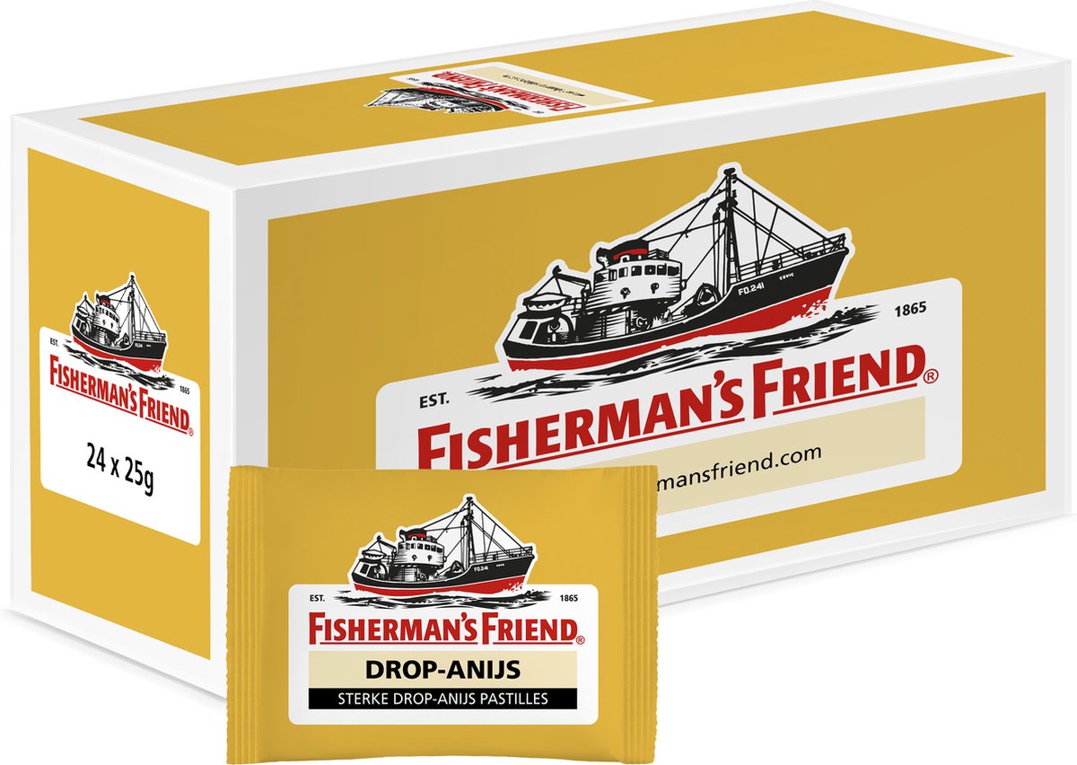Anis réglisse Ami du pêcheur - 24 sachets x 25 grammes