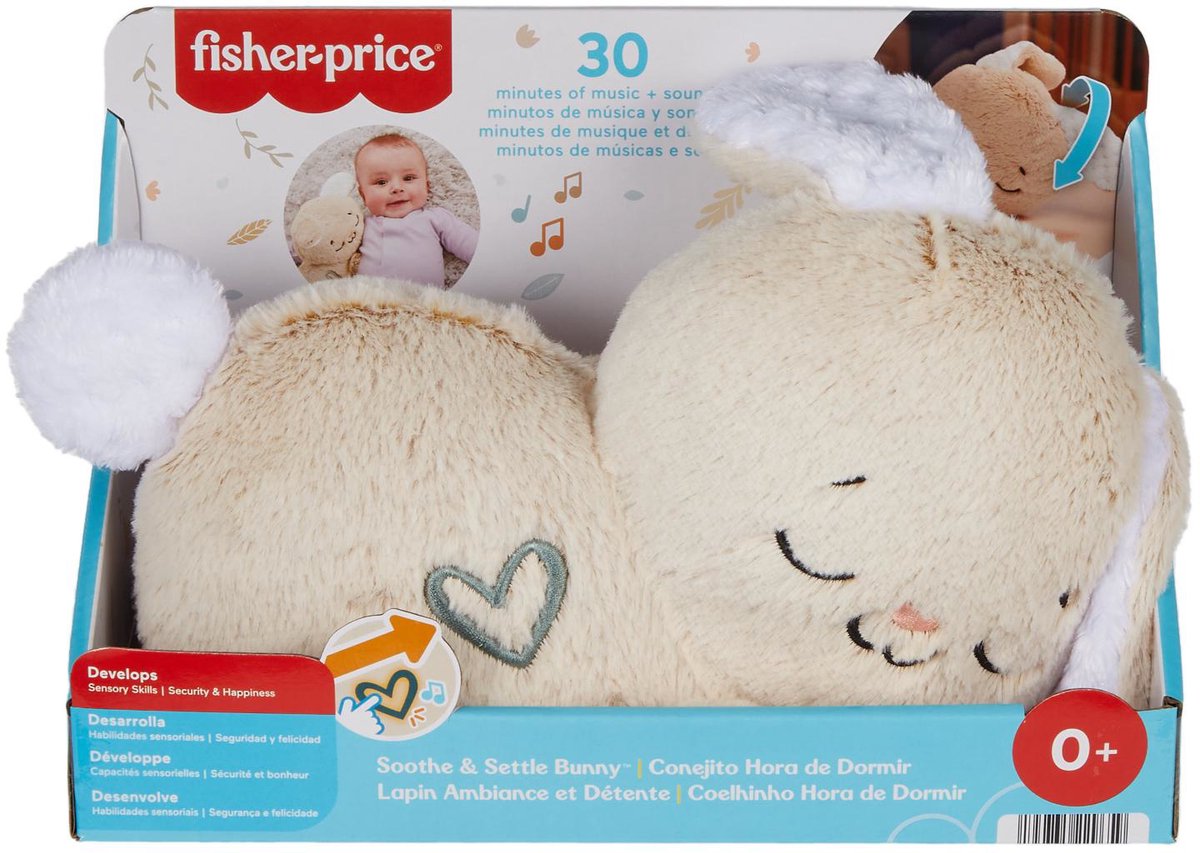 Fisher Price apaise et règle le lapin