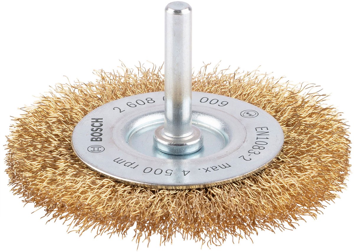 Brosse disque Bosch 6 mm 75 ondulé 0,2 laitonné
