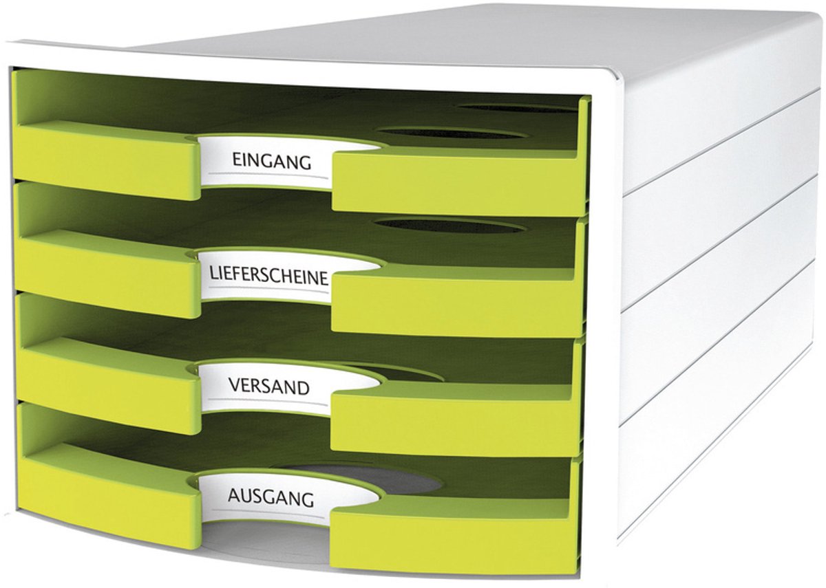 Commode Han - impuls - 4 tiroirs - citron blanc - ha-1013-50