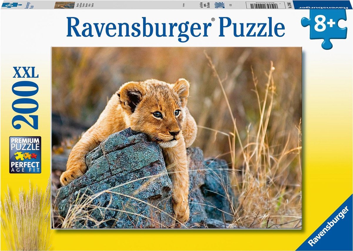 Ravensburger puzzle petit lion - puzzle - 200 pièces