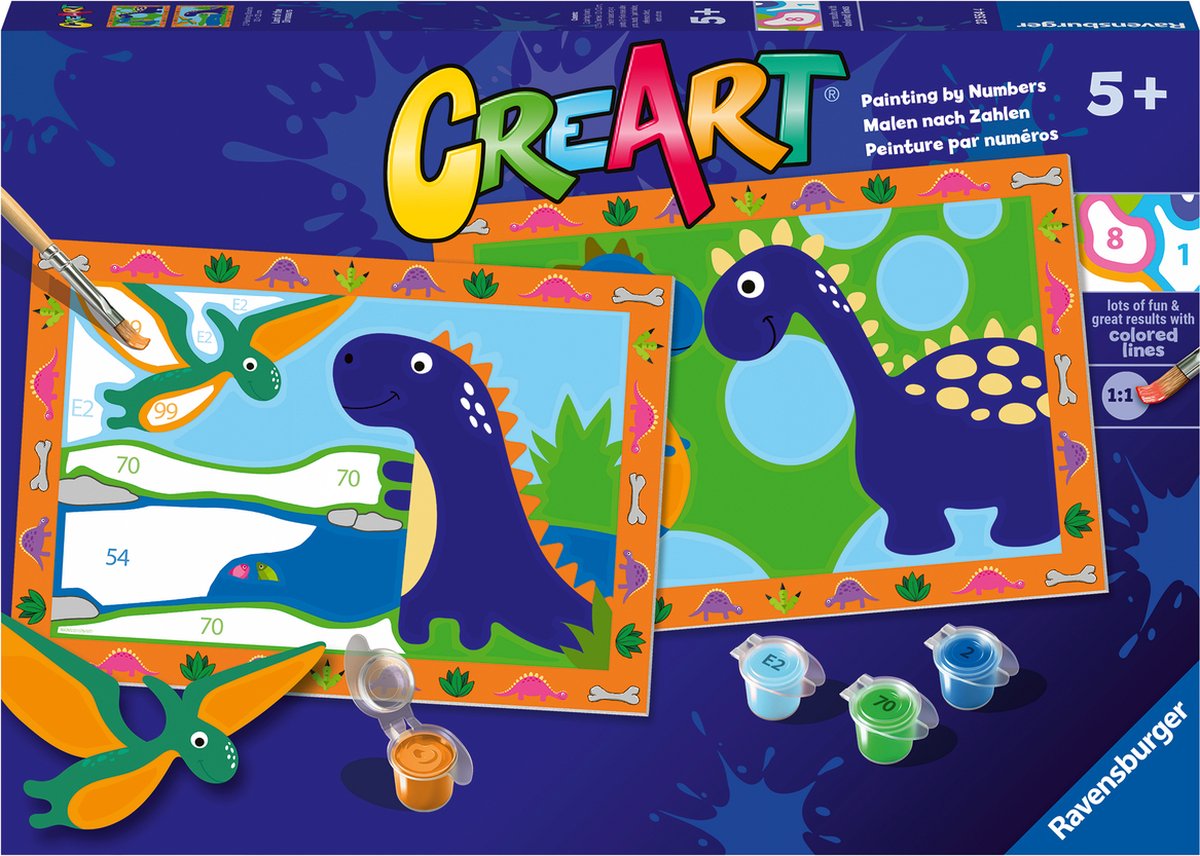 Ravensburger Creart peinture au numéro - Land des dinosaures