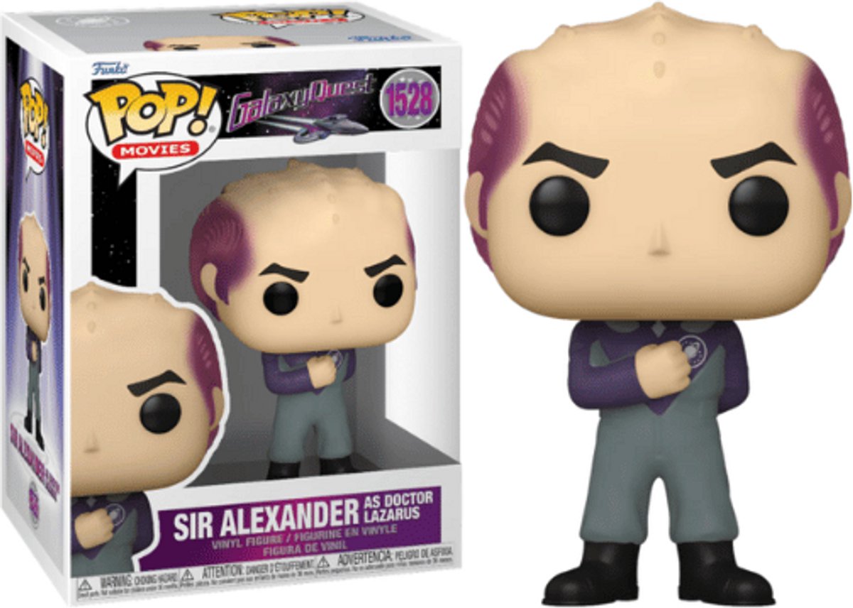 Funko-pop ! films : Galaxy Quest - Sir Alexander dans le rôle du docteur Lazarus